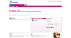 Desktop Screenshot of chambres-hotes.monescapade.fr